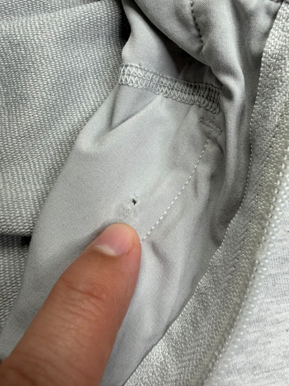 Lululemon City Sweat Full Zip Hoodie Men’s S Heathered Ultra Light Grey - Picture 6 of 15